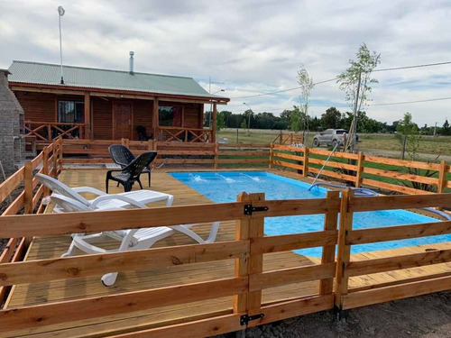 Imagen 2 de 14 de Casa Quinta (cabaña De Madera ) Con Pileta, A Estrenar