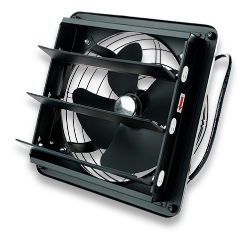 Extractor 14 In, 1800 M3/h, Triton Negro Mate Masterfan