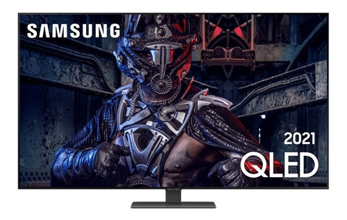 Imagem 1 de 5 de Smart TV Samsung QN55Q80AAGXZD QLED 4K 55" 100V/240V