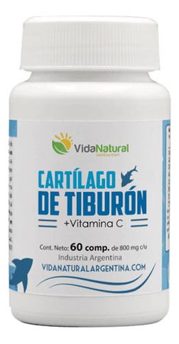 Cartílago De Tiburón + Vitamina C Vida Natural 60 Comp