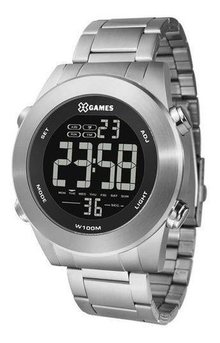 Relógio X-games Masculino Digital Prata - Xmssd001 Pxsx