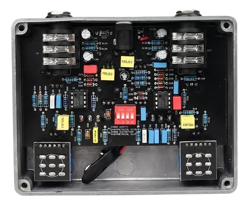 Pedal de efeito Demon Fx The Dualgun preto | Parcelamento