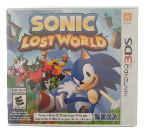 Sonic Lost World Nintendo 3ds 100% Nuevo, Original Y Sellado