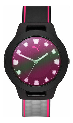 Reloj Mujer Puma P1026 Cuarzo 36mm Pulso En Caucho