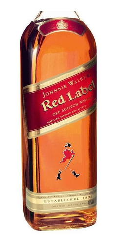 Pack De 4 Whisky Johnnie Walker Blend Red Label 700 Ml