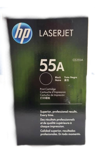 Cartucho De Impresión Hp Laserjet  55a , Color Negro ,ce255a