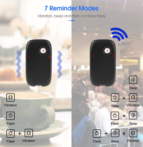 Chama Garçom Wireless Restaurante Com 16 Pager 's Promoção!!