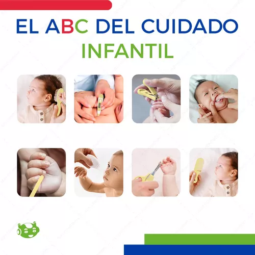 Kit Higiene Bebé Recién Nacido Set Cuidado Salud 10 Piezas Color Azul LU  RS-285 azul - x 10