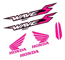 Comprar Calcos Color Fucsia Fluor Honda Wave 110s No Original