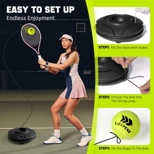 Conjunto De Entrenador De Tenis Portátil Para Adultos Y Niño
