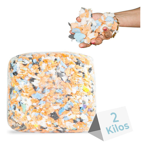De Flocos De Espuma Para Enchimento Almofada Puff 2kg