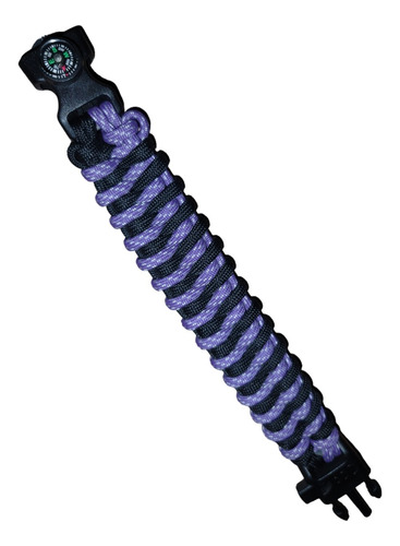 Pulsera Paracord Con Gadgets De Supervivencia