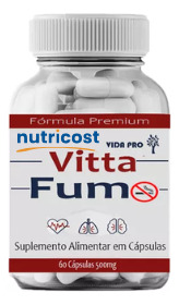 Kit 1 Vitta Fumo 60 Cápsulas + 1 Frasco Gotas 30ml Original