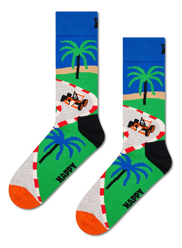 Calcetines Happy Socks Originales Carros Carreras 3 Pares
