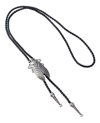 Collar Retro Bolo Tie Pu Cadena Ajustable Animal Charm