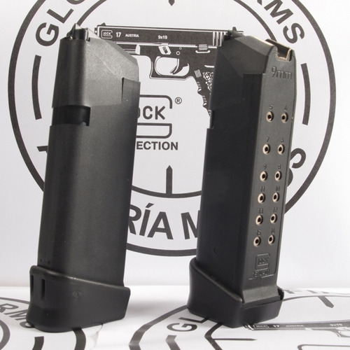 Aumento Para Cargador Glock +2 17 18 19 23 25 26 27 28 Etc