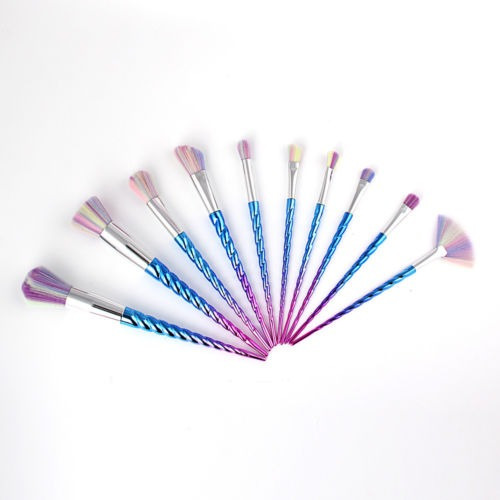 Vander 10pcs Espiral Colorido Exquisito Cuidado Facial Belle