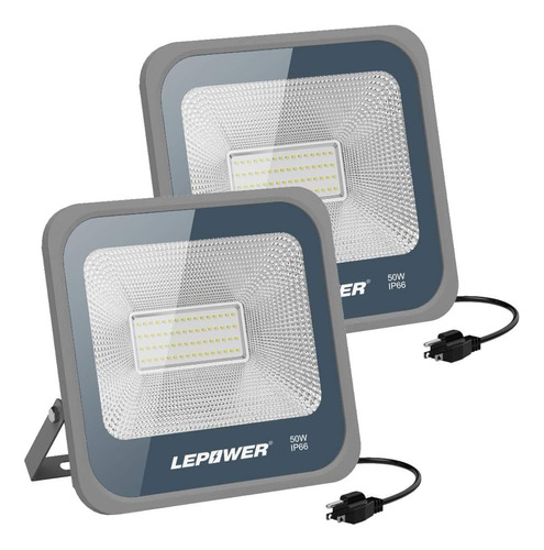 Lepower 50w Led Luz De Inundacion Al Aire Libre  Luz De Tra