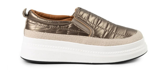 Imagen 2 de 2 de Zapatillas Mujer Zapatillas Xl Extra Large Cummey Dorado