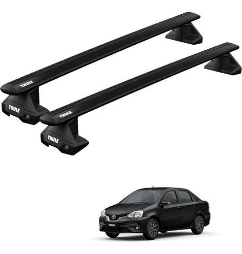 Rack Bagageiro Teto Toyota Etios Sedan 2012 A 2020 Evo Thule