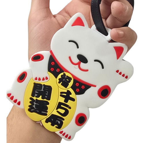 Tag Identificador Bagagem Gato Da Sorte Mala Viagem