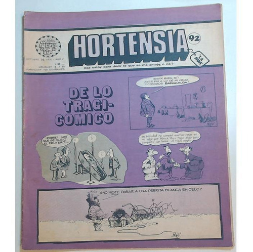Revista Hortensia 92 - Octubre De 1976 - Año V