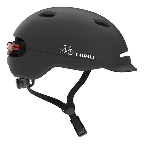 Casco Inteligente Led C20 Talla M Negro