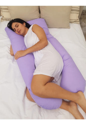 Almohada Para Embarazo Y Lactancia Calidad Premium Color Gris Geométrico