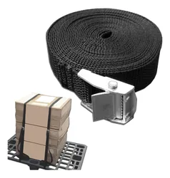 Comprar Cinta De Amarração De Carga 25mm X 5m Preto Presilha Zamac no Mercado Livre
