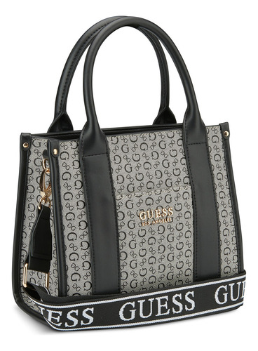 Bolsa Guess Factory Normandy Satchel Sg929205-bla