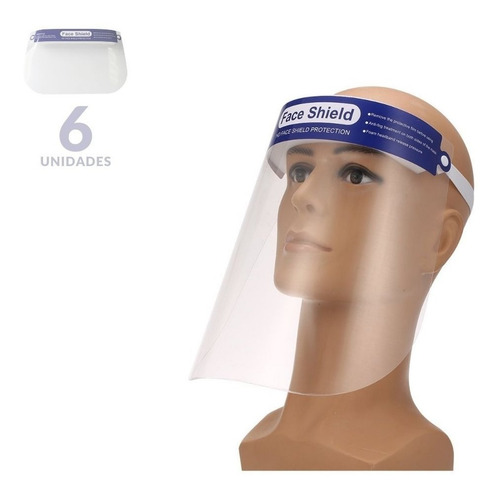 Máscara De Protección Facial X 6 Unidades