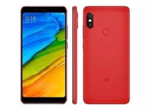 Smartphone xiaomi redmi note 5 64gb versão global desbloqueado vermelho sales