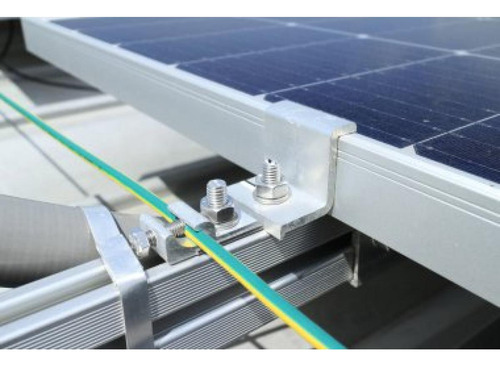 Pack 3 Conector A Tierra L20 P/fijación De Paneles Solares