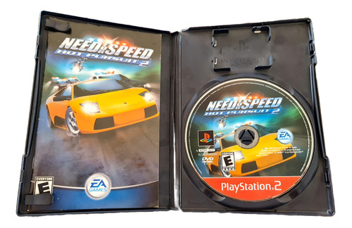 Need For Speed Hot Persuit 2 Ps2 Sin Portada Con Detalle