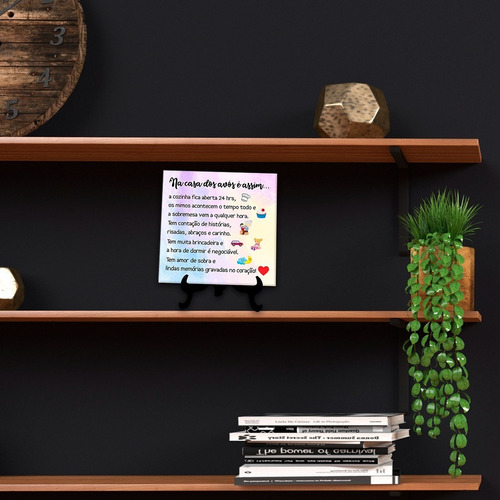 Azulejo Personalizado Regras Dos Avós - Decoração