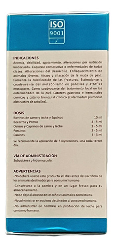 Suplemento Arsil 100 Ml Debilidad Y Agotamiento Inyectable