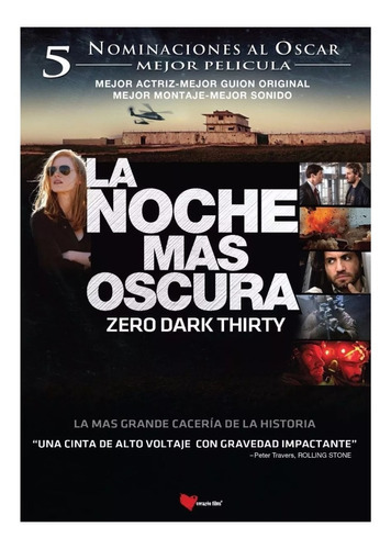 La Noche Mas Oscura Zero Dark Thirty Pelicula Dvd