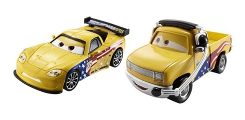 Disney/pixar Cars, Jeff Gorvette Y John Lassetire