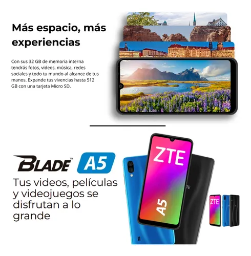 Telefono Celular Smartphone Zte A5 32gb Android Gps Lte Ips