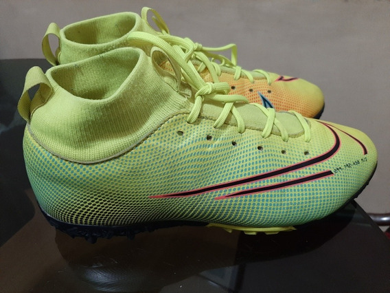 Botines Nike Mercurial Amarillo Y Negro | MercadoLibre 📦