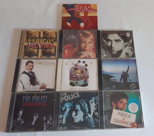 Lote 10 Importantes Cd Mercury The Police Queen Sabina Peric