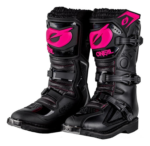 Botas Motocross Enduro Oneal Rider Rosa/ Negro  Mujer