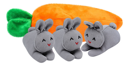 Muñeca De Juguete O Unzip Rabbit Doll, 3 Conejos En Bolsa De