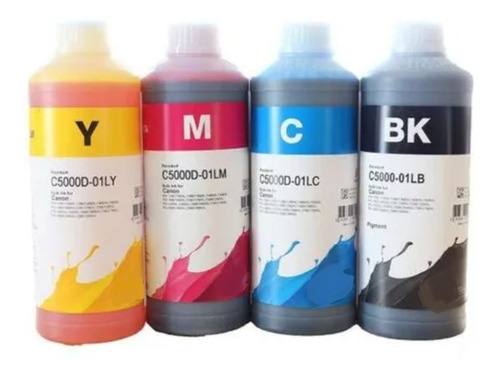 Kit De 4 Litros Tinta Para Epson +resma Papel Carta