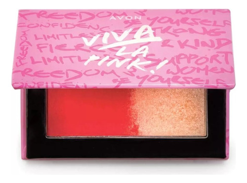 Avon Viva La Pink Paleta Rubor E Iluminador Facial - Tati