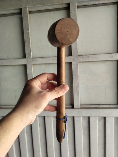 Antíguo Martillo De Madera Para Carpintería (Usado)