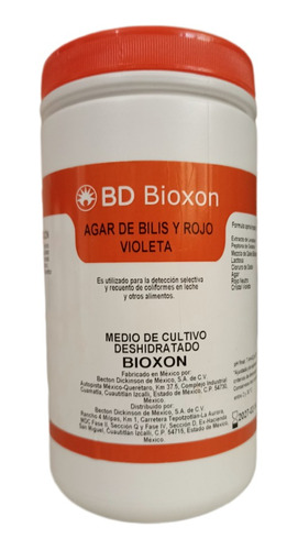 Agar Bilis Rojo Violeta. 450 Gramos, Bioxon Con Certificado