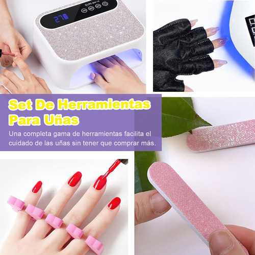 Lampara De Uñas Uv Profesional Secador Led Con Recargable