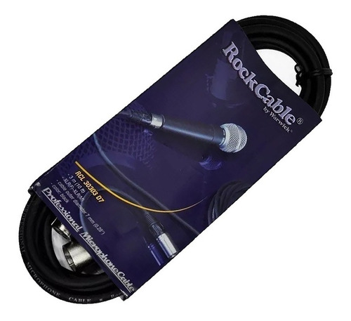 Imagen 3 de 3 de Cable Para Micrófono Warwick Xlr M A Xlr H X3m Rcl 30303 D7