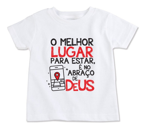 camisa gospel infantil
